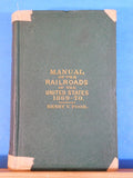 Poor's Manual of Railroads 1869-70  History rolling stock more