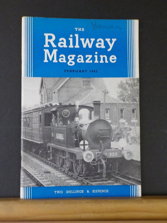 Railway Magazine 1962 February Clayton West branch Overhead inspection and test