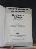 Railroad Model Craftsman Magazine Bound Volume 34 1965-1966