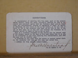 Pass Pittsburgh & Lake Erie Railroad Annual Employee Pass 1926 #B1973