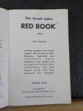 Great Lakes Red Book 1971 Lists vessels Owners Capatins more.