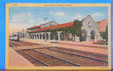 Postcard Union Depot Phoenix Arizona Postmarked 1954 Grand Rapids