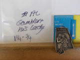 Jaycees Alabama Gambler and his lady State Outline Pewter      PIN