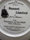 Plate Romance of the Rails Plate Collection Sunset Limited #1997A Tutwiler