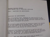 Brakeman Training Program Field Mastery Test of All Behavioral Objectives