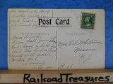 Postcard Approach to Station from Electric Park to Whitman