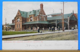 Postcard Cornwall and Lebanon Railroad Depot Postmarked 1907