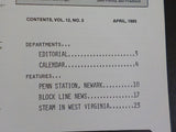 Block Line NRHS 1985 April WV Southern Tier Penn Statio