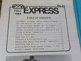 ETE Express Lot of 20 issues 1976-1991 Not a complete run