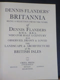 Dennis Flanders’ Britannia selection of work of Dennis Flanders w/ dust jacket