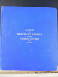 List of Merchant Vessels of the United States 1893 Sailing Steam Unrigged Army N