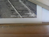 Santa Fe Railway photos 5 pages in a folder  in a folder with 5 prints