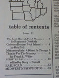 Midwestern Rails 1980 October Vol.6 No.10 Issue 61 Special Rock Island issue