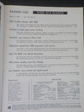 Railway Age 1961 August 21 B&O cuts downtime diesels  Milwaukee PRR