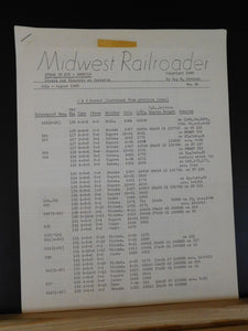 Midwest Railroader #24 1960 July-August Steam in mid-America