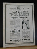 Baltimore & Ohio Employee Magazine 1934 July B&O Trains using CUT