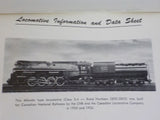 Canadian National Railways Locomotive Information and Data Sheets 6