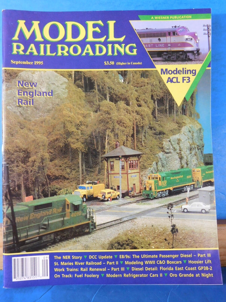 Model Railroading 1995 September Modeling ACL F3 NER Story E8/9s FEC G ...