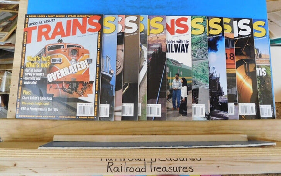 Trains Magazine Complete Year 2004 12 issues