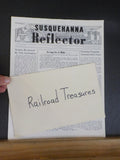 Susquehanna Reflector Vol 11 No 8 1957 November-December  FINAL ISSUE