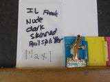 Jaycees Illinois Female Railsplitter, Black Nude   1982      PIN