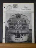 Western Pacific Feather River Rail Society The Train Sheet #23 1987  COPY