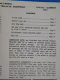 Scale Model Traction and Trolleys Quarterly #37 Spring Summer 1991 NYC Traveling