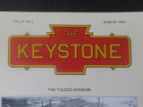 Keystone PRR T&HS Magazine 1984 Spring The Toledo Division Sandusky OH Coal ship
