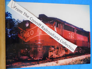 Photo Gulf Mobile & Ohio Locomotive #752 8X11Color