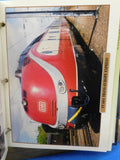 Legendary Trains 3 ring binder of cards with photo / information about the card