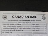 Canadian Rail #441 July-August 1994 Public transportation in Toronto