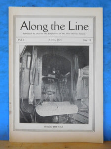 Along the Line 1925 June New York New Haven & Hartford Employee Magazine