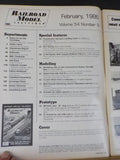 Railroad Model Craftsman Magazine 1986 February Milk Cars Fire Stations Modeling