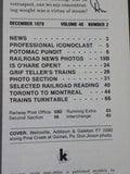 Trains Magazine 1979 December Fourth annual Christmas Issue Grif Teller Trains