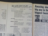 Railroad Magazine 1969 February Big Steam in the Poconos Missouri Shortlines Ros