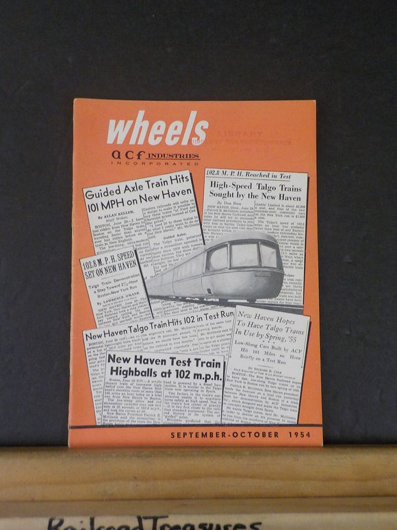 Wheels 1954 September October American Car & Foundry