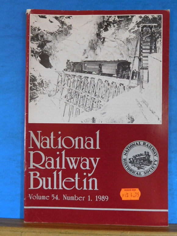NRHS Bulletin 1989 V54 #1 White Pass Canada Northerns