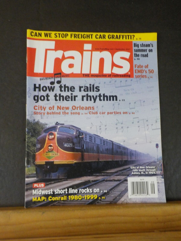 Trains Magazine 2017 September How the rails got their rhythm Midwest short line