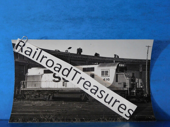 Photo Soo Line Locomotive #416 8x5 B&W