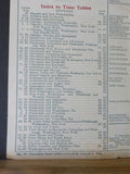 Pennsylvania Lines Passenger Service Timetable 1916 Summer  MAPS Damage pg4-9 mi