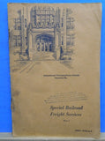 ICS Special Railroad Freight Services Part 1  #5404A Edition 1 by Wilson 1940