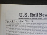 US Rail News 1986 May Our 4th Year Marketplace for the Railroad Industry & Hobby