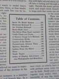 Model Railroader Magazine 1941 March Narrow Gauge live steamer Cattle chute yard