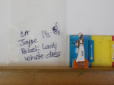 Jaycees California Jayne Black lady in wite dress