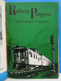 Railway Progress Bound Volume 1950 July - November 5 issues