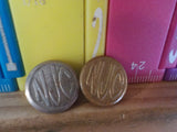 Button NJC New Jersey Central Superior S Eisner Lot of 3