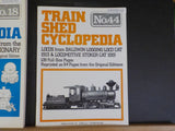 Train Shed Cyclopedia Lot #18 #44 Index lot of 3