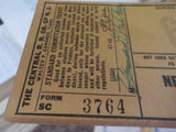 Jersey Central Lines Lot of 7 items Commuters Almanac Ticket Train Order Ferry r
