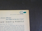 Hoot Toot & Whistle Hoosac Tunnel & Wilmington Carman 1963 Soft Cover