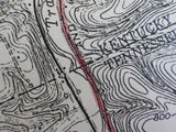Louisville & Nashville Railroad Company System Map Series Vol 3 Bowling Green KY